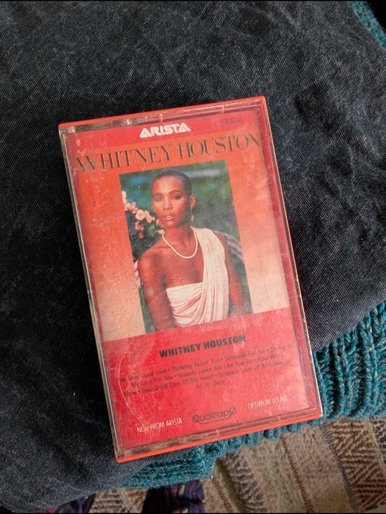 Vintage Other - Whitney Houston Self Titled Cassette Tape Original Vintage Red Case